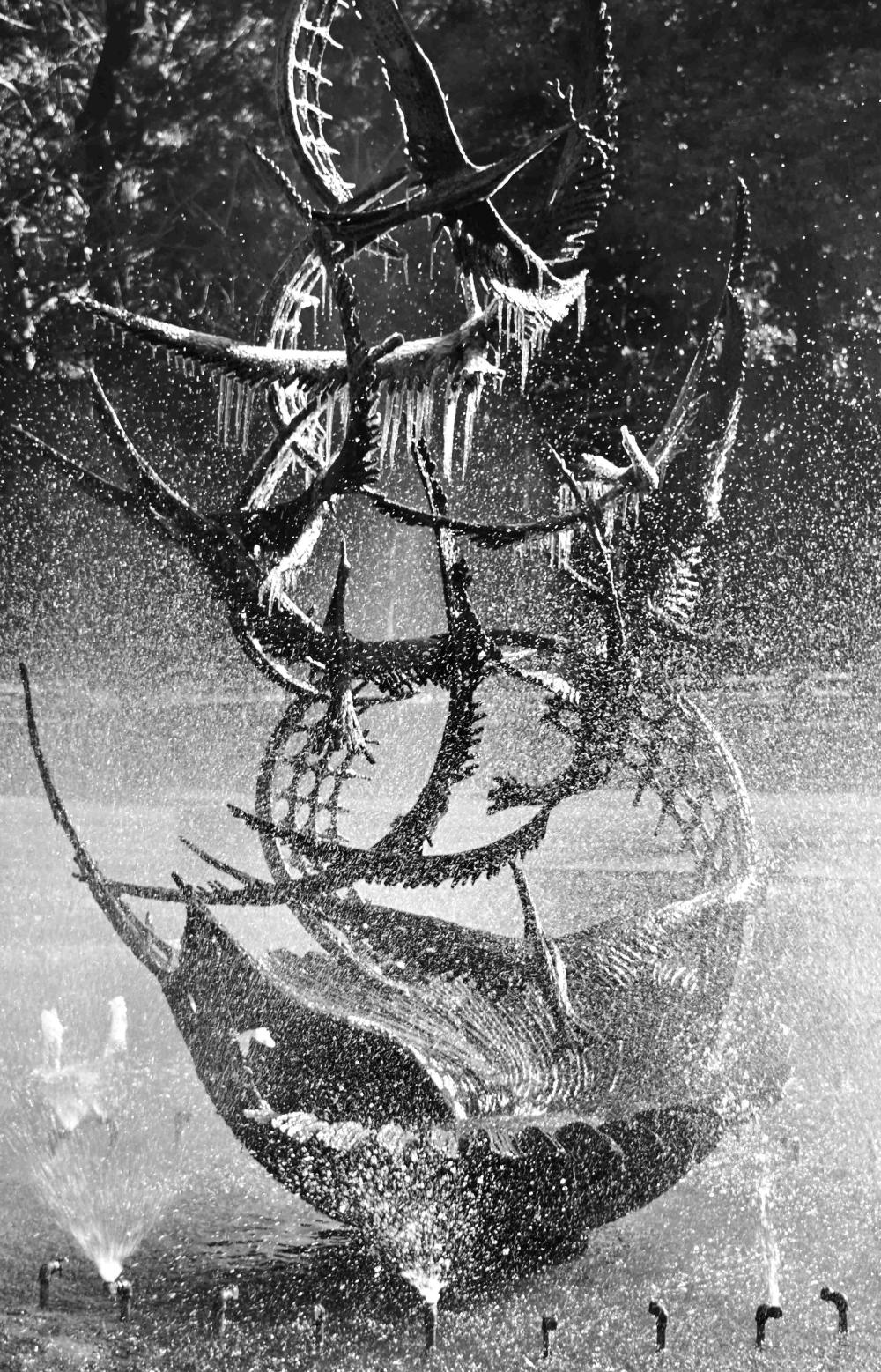 DSC_0881 噴水に氷柱！