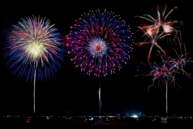 夜空を彩る