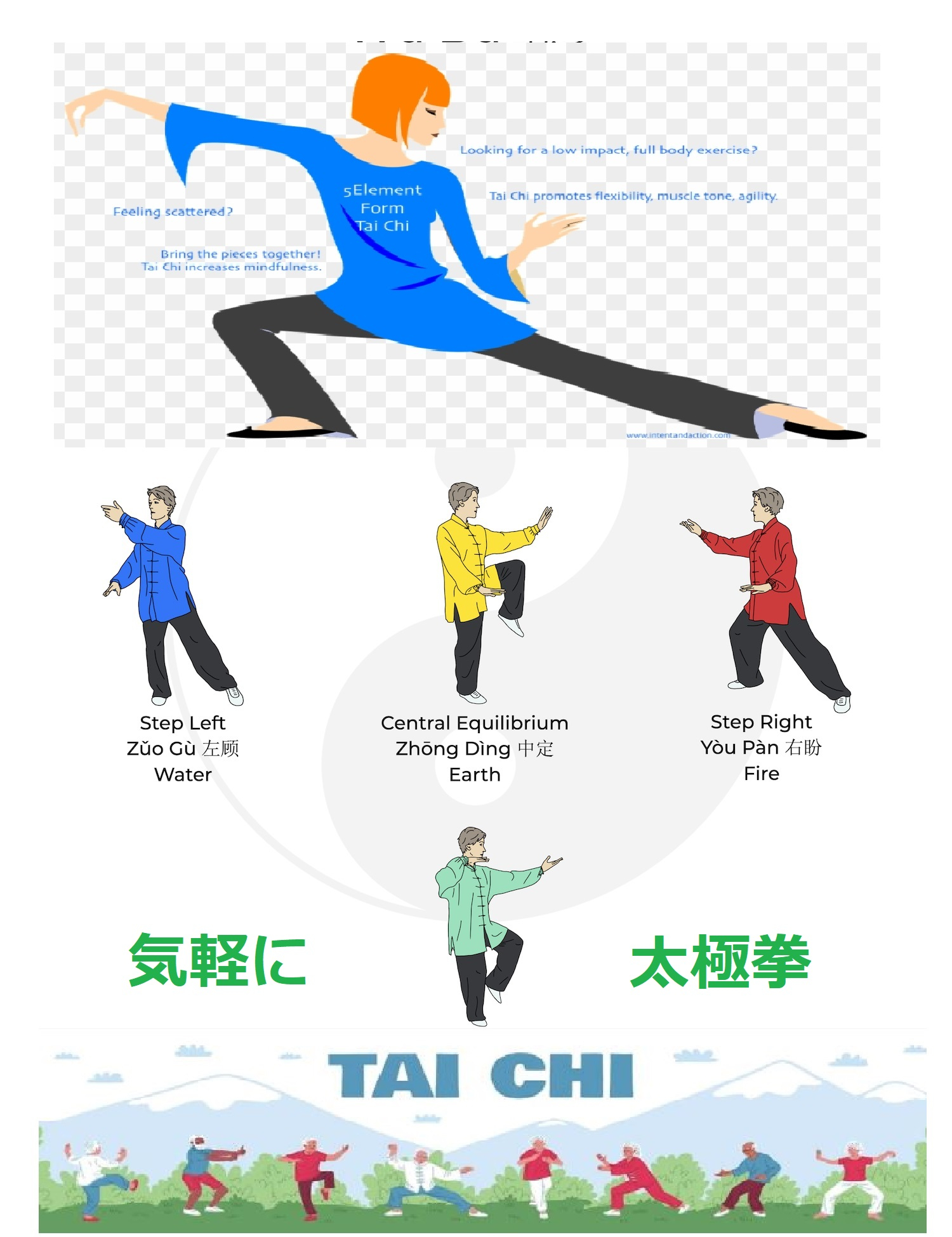 太極拳のイメージ