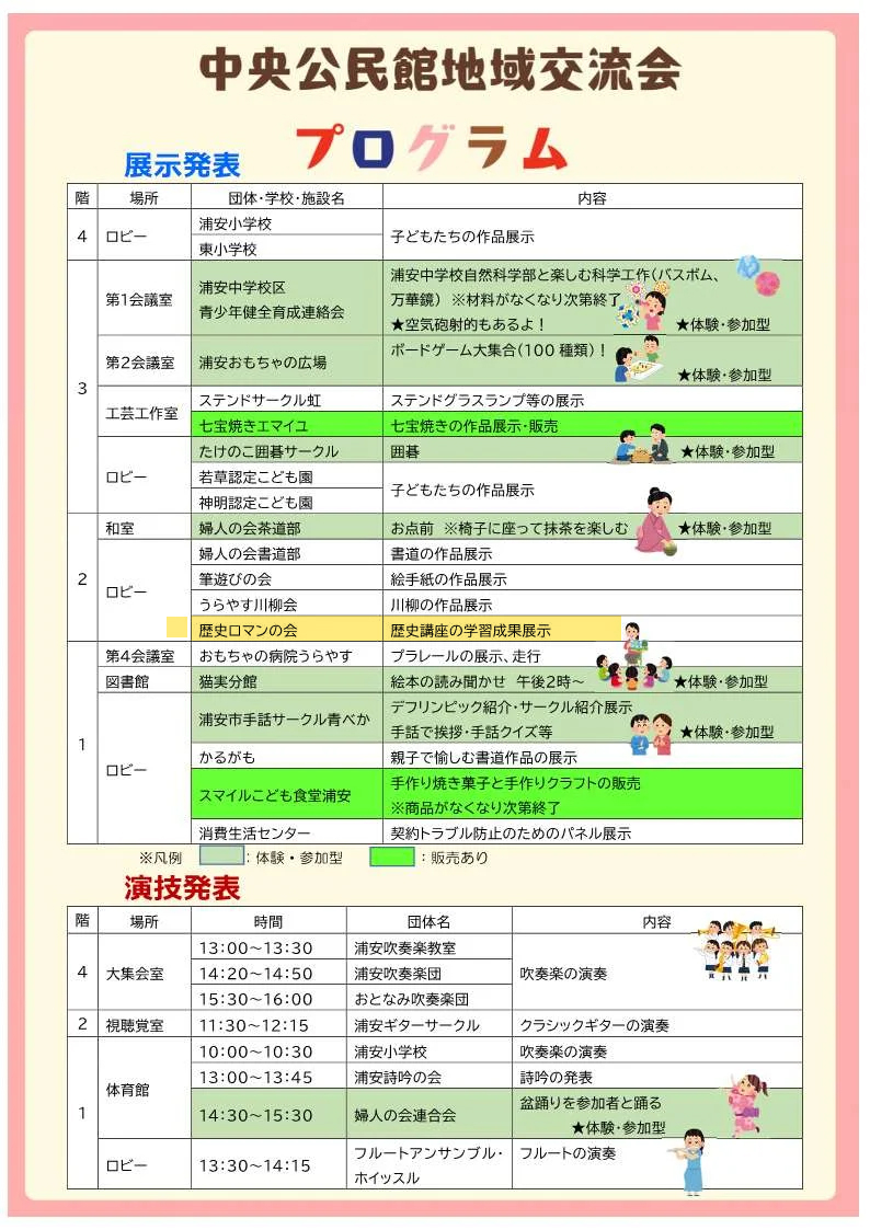 11.8交流会プログラム
