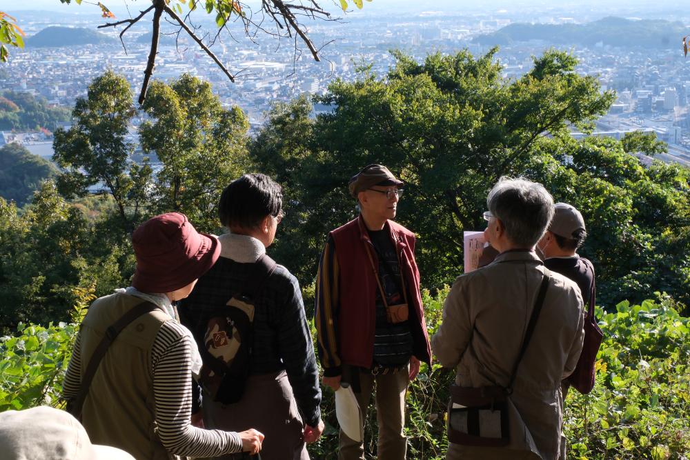 116佐和山城から城下を望む